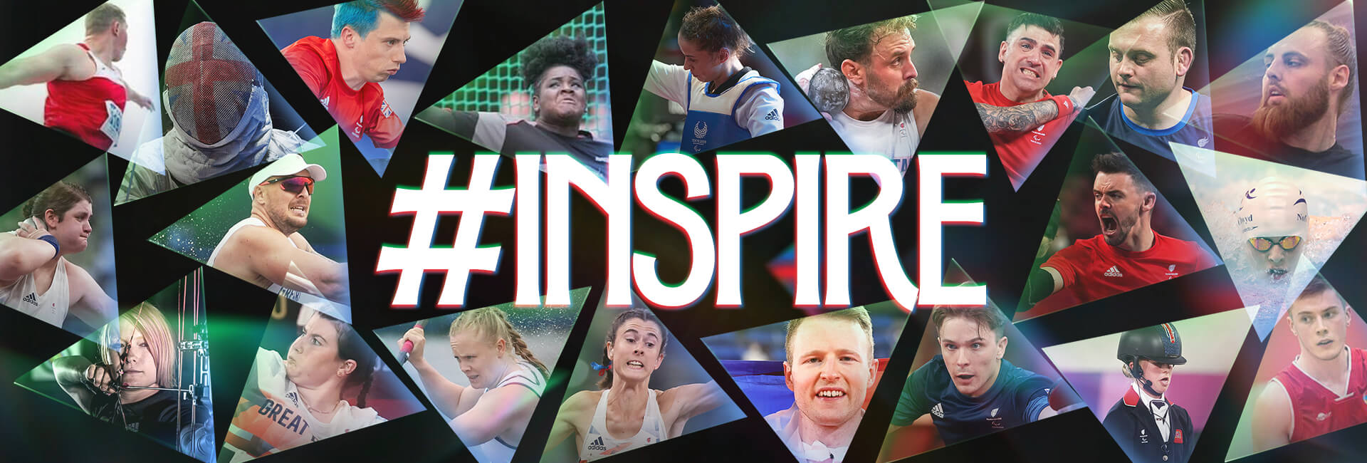 #Inspire montage of Welsh athletes achieving success at the Tokyo 2020 Paralympic Games
