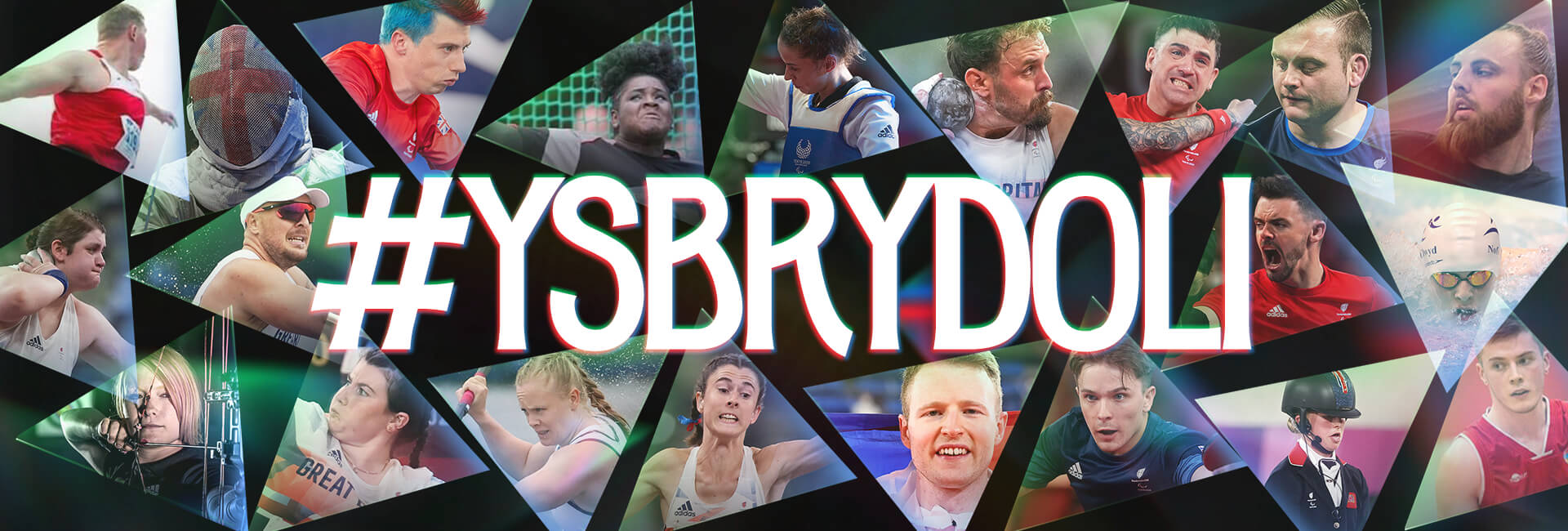 #Inspire montage of Welsh athletes achieving success at the Tokyo 2020 Paralympic Games